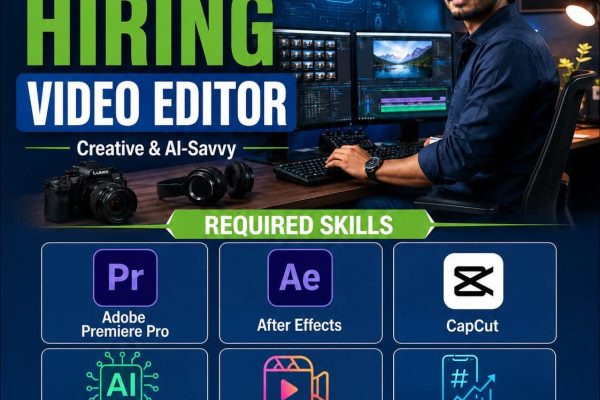 Walton Plaza is looking for a talented, creative, and AI-savvy Video Editor to join our creative team. If you are passionate about creating engaging visual content, staying ahead of social media trends, and using modern AI-powered tools, we would love to hear from you.